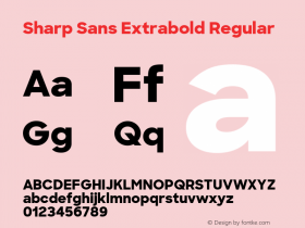 Sharp Sans Extrabold