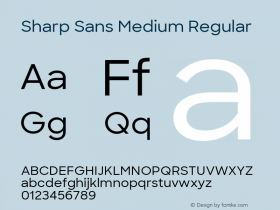 Sharp Sans Medium