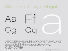 Sharp Sans Light