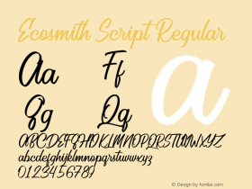 Ecosmith Script