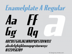 Enamelplate A