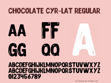 Chocolate cyr-lat