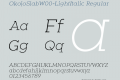 OkojoSlab-LightItalic