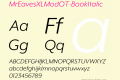 MrEavesXLModOT-BookItalic