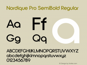 Nordique Pro SemiBold