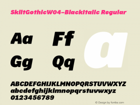 SkiltGothic-BlackItalic