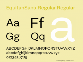 EquitanSans-Regular