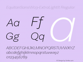 EquitanSans-ExtraLightIt