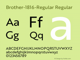 Brother-1816-Regular