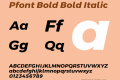 Pfont Bold