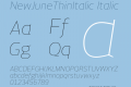 NewJuneThinItalic