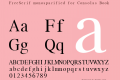 FreeSerif monospacified for Consolas