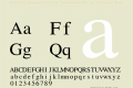 FreeSerif monospacified for Inconsolata LGC for Powerline