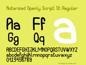 Notarized Openly Script St