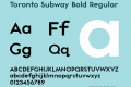 Toronto Subway Bold