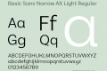 Basic Sans Narrow Alt Light