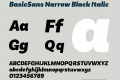 BasicSans Narrow Black