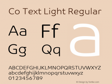 Co Text Light