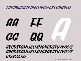 TapasSignpainting-ExtraBold