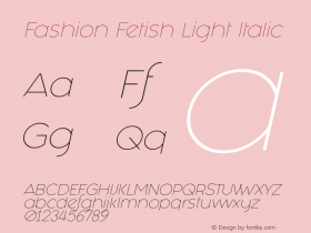 Fashion Fetish Light