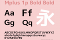 Mplus 1p Bold