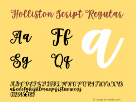 Holliston Script