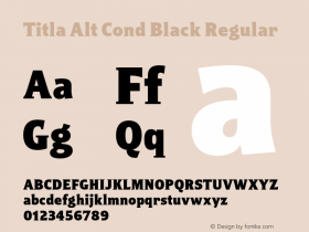 Titla Alt Cond Black