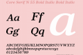 Core Serif N 55 Bold Italic