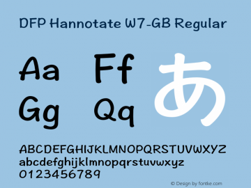 DFP Hannotate W7-GB