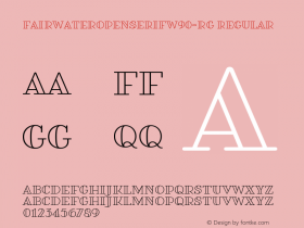 FairwaterOpenSerif-Rg