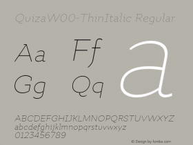 Quiza-ThinItalic