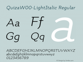 Quiza-LightItalic