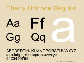 Cherry Unicode