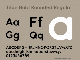 Tilde Bold Rounded