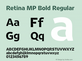 Retina MP Bold