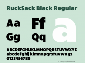 RuckSack Black