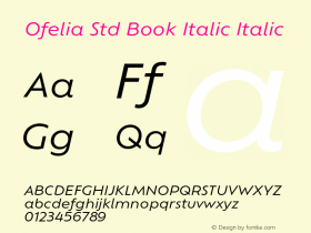 Ofelia Std Book Italic