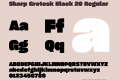 Sharp Grotesk Black 20