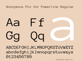 Anonymous Pro for Powerline