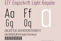 EFF Engschrift Light