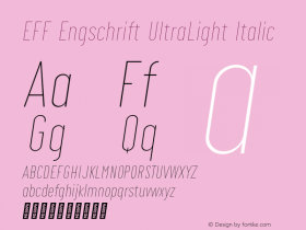 EFF Engschrift UltraLight