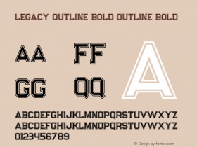 Legacy Outline Bold