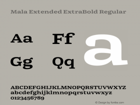 Mala Extended ExtraBold