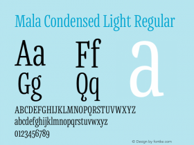 Mala Condensed Light