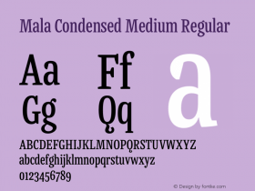 Mala Condensed Medium