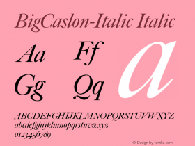 BigCaslon-Italic