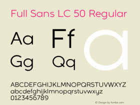 Full Sans LC 50