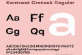 Kontrast Grotesk