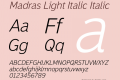 Madras Light Italic