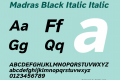 Madras Black Italic